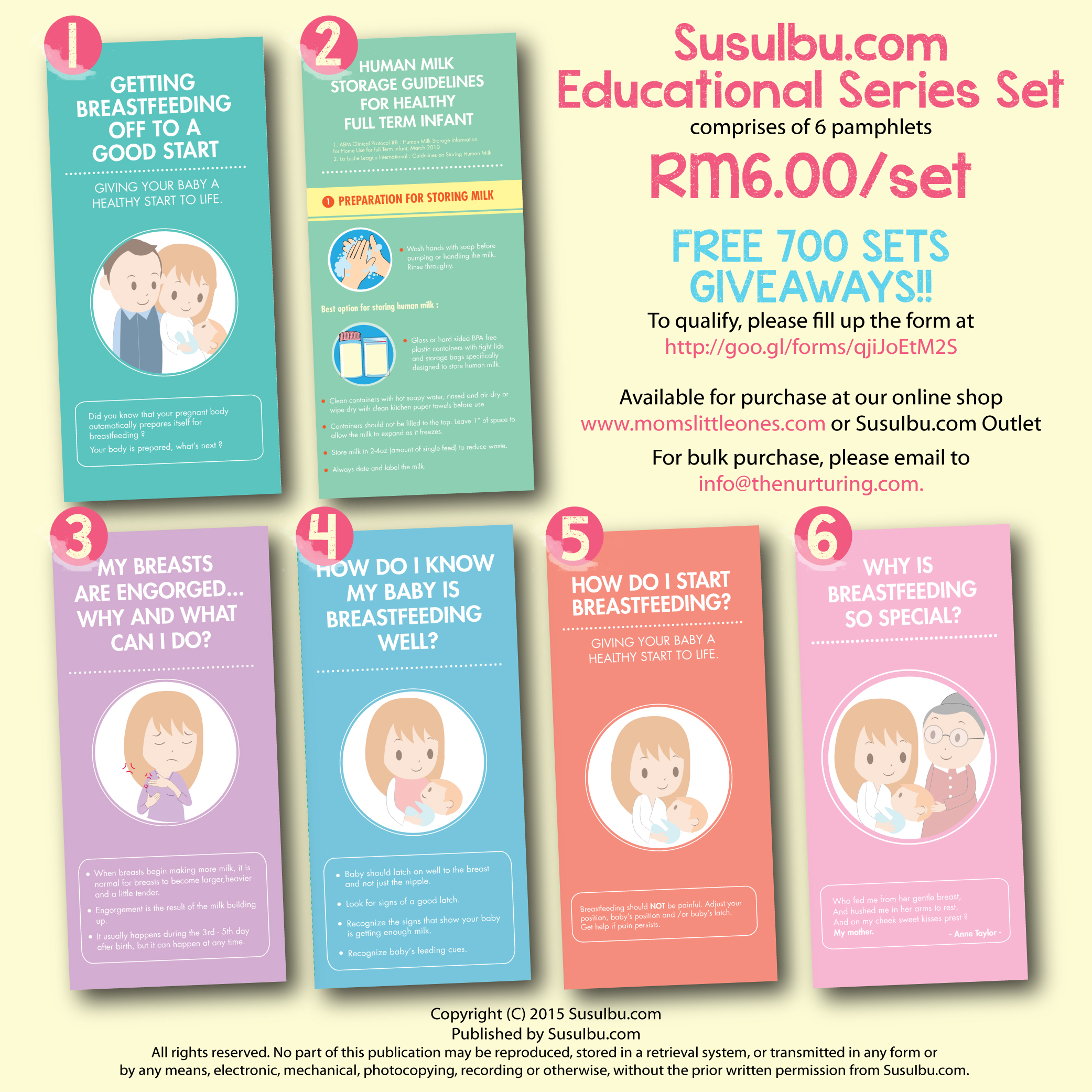 Breastfeeding Educational Pamphlets